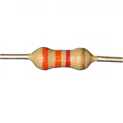 Weerstand van 3300 ohm. 1/4w. O.a. voor de Networx centrales