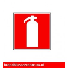 Pictogram brandblusser 200 x 200 mm Kunstof
