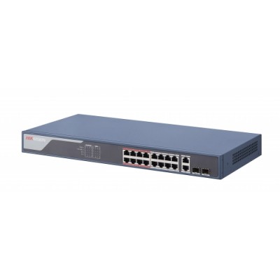 Hikvision 100 Mbps POE switch unmanaged, 16 ports