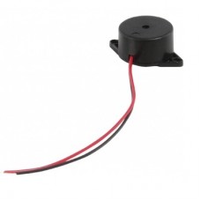 Zoemer piezo rond, zwart, 8-16 V DC