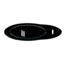 Extra kunststof click-on-cover voor CS1700, ATS1190, zwart (RAL9005). Per 10 stuks.