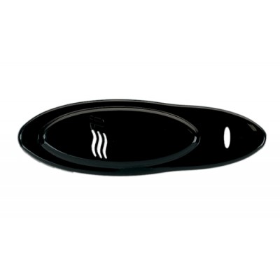 Extra kunststof click-on-cover voor CS1700, ATS1190, zwart (RAL9005). Per 10 stuks.