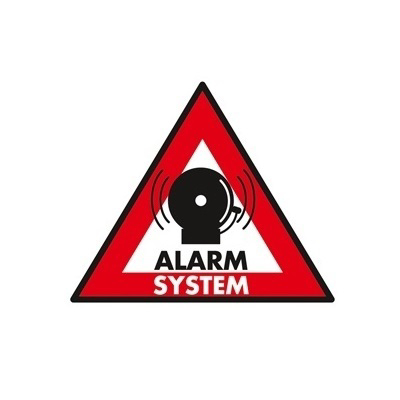 1 inbraak stickers