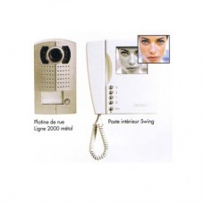 Bticino 2 draads zw/w videointercom kit