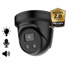 AcuSense 8MP Turret , 2.8mm, zwart, Licht, Mic. en Speaker