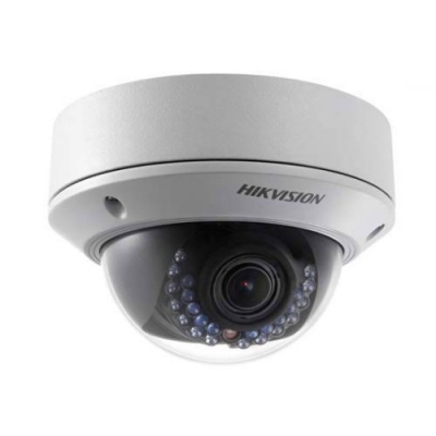 Hikvision buiten dome beveiligingscamera met 2,8mm lens. IR en 3Mp