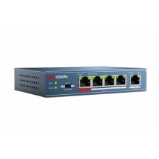 Hikvision Gigabit PoE Switch unmanaged, 4 poorts