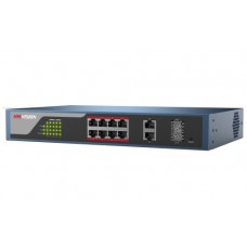 8-kanaals, managed PoE switch, DS-3E1310P-E