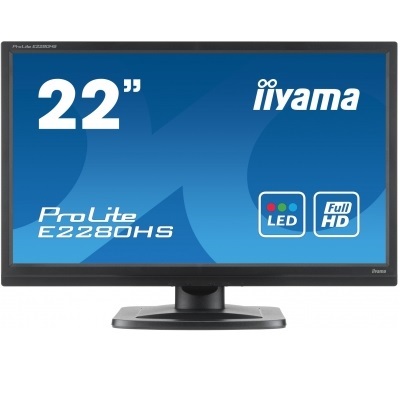 IIYAMA E2280HS-B1 22"scherm met vga