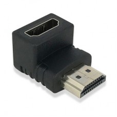 HDMI Male - Femal Haaks naar Beneden
