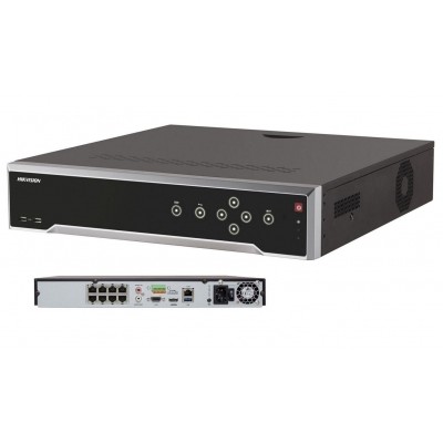 Hikvision UHD harddiskrecorder met PoE en aansluiting voor 8 cameras