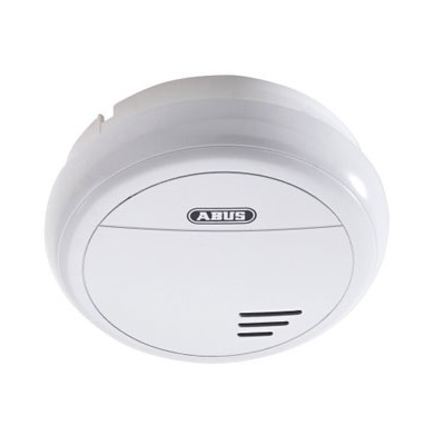 Abus draadloos koppelbare rookmelder met 9v lithium batterij