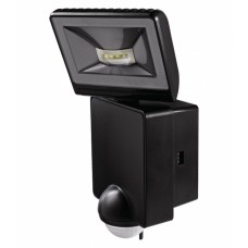 Luxa LED straler met bewegingsmelder 8W, Zwart