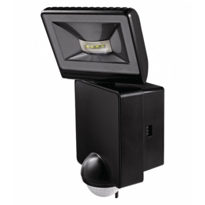 Luxa LED straler met bewegingsmelder 8W, Zwart