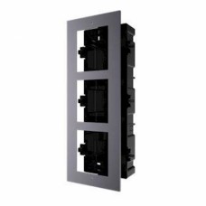 Inbouw frame voor 3 modulaire intercom modules