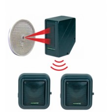 Enforcer Draadloze winkelbel lichtsluis met extra speaker