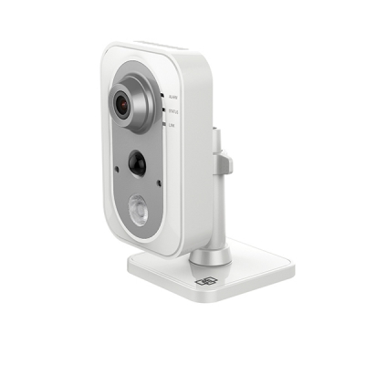 ZeroWire 1,3MP witte Wedge mini Cube Camera 2,8mm met infrarood
