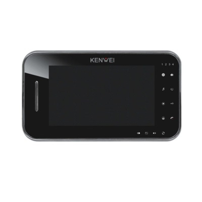 Kenwei 7" Kleuren LCD Zwart/Chroom met Softtouch toetsen