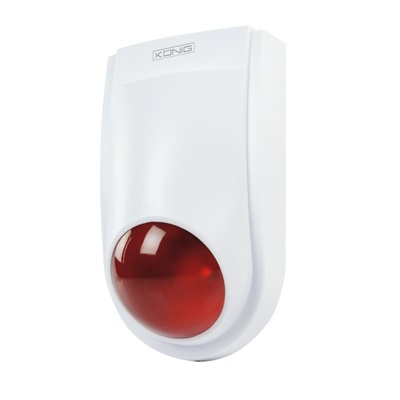 Dummy mini alarmsirene met flitslicht