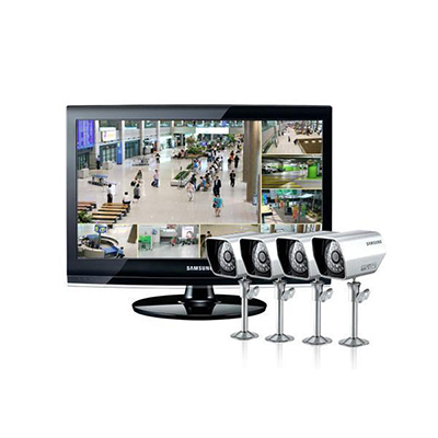 Samsung Compleet plug & play camerabeveiligingssysteem met 22" TFT