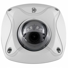 TruVision 1,3MP witte Wedge mini dome camera 2,8mm met infrarood