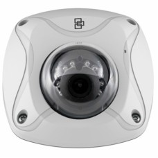 TruVision 2MP witte Wedge mini dome camera 2,8mm met infrarood