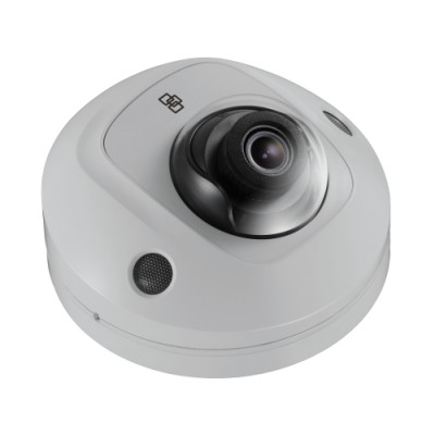 2Mpx TruVision IP Wedge camera met vast objectief 2,0mm. True D/N, WDR, 10m IR, Audio, I/O's, IP66, IK08, Micro SDxx slot. Voeding PoE of 12Vdc. Kleur grijs.