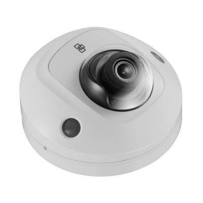 2Mpx TruVision IP Wedge camera met vast objectief 2,8mm wit