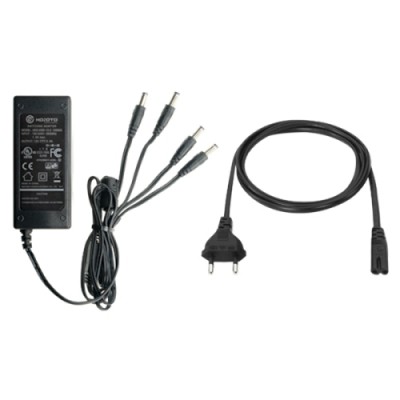 Gestabiliseerde 12 Volt voeding 5000mA, 4x DC aansluiting