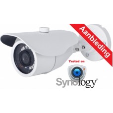 4Mp ip Bullet camera speciaal voor de NAS met 3,6mm lens en IR