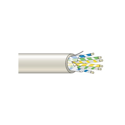 Aritech WT106W rol alarmkabel 100m 6 aders massieve kern